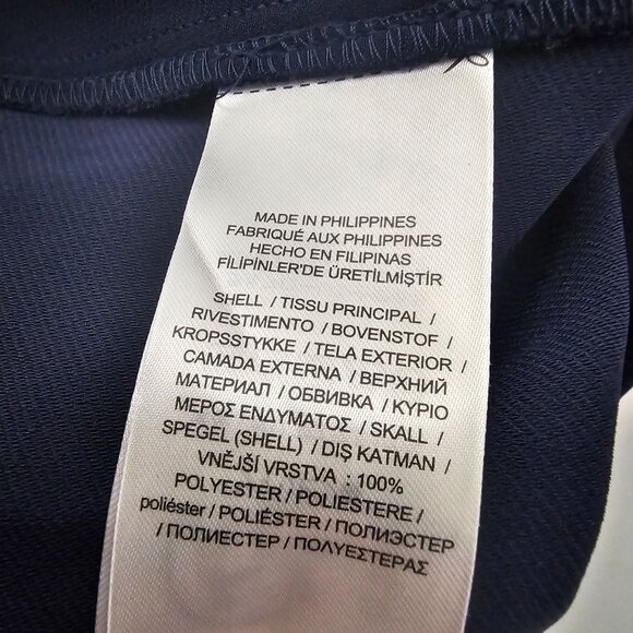 Ralph Lauren 18 Navy Blue Pleated Dress Shorts Belt Loops Old Money Nautical - Picture 5 of 5